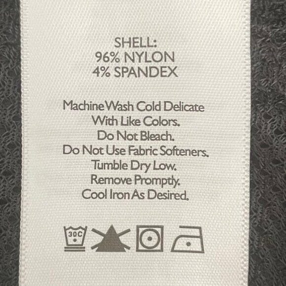 Eddie Bauer Pull On Cropped Capri Nylon Cargo Pants Easy Care Black Sz 12 - Picture 13 of 15